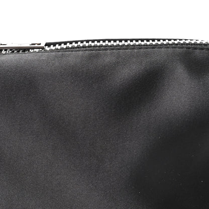 Alexander Wang Satin Crystal Heiress Pouch Black 8 of 11