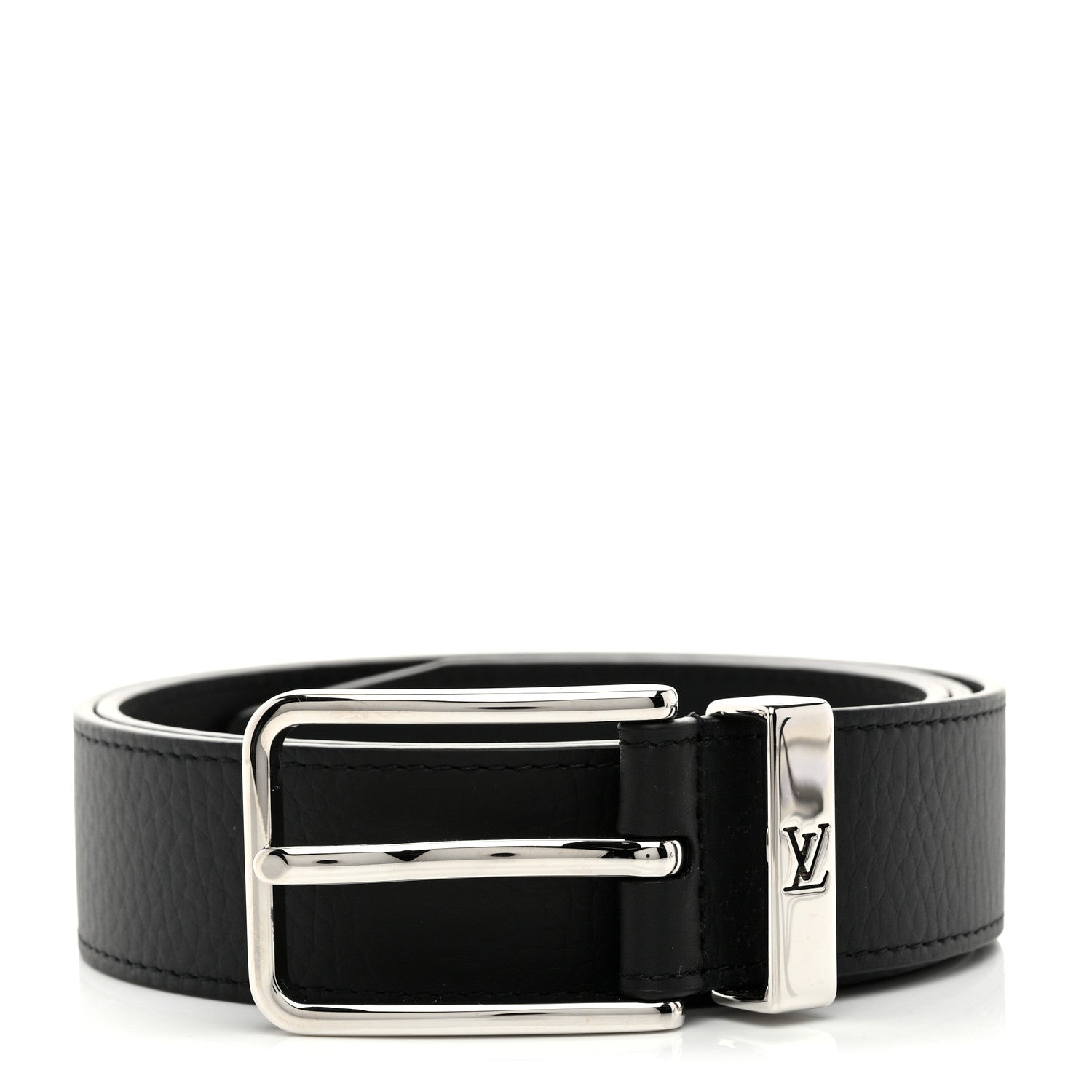 Louis Vuitton Taurillon 35mm Pont Neuf Belt 90 36 Black 1 of 6
