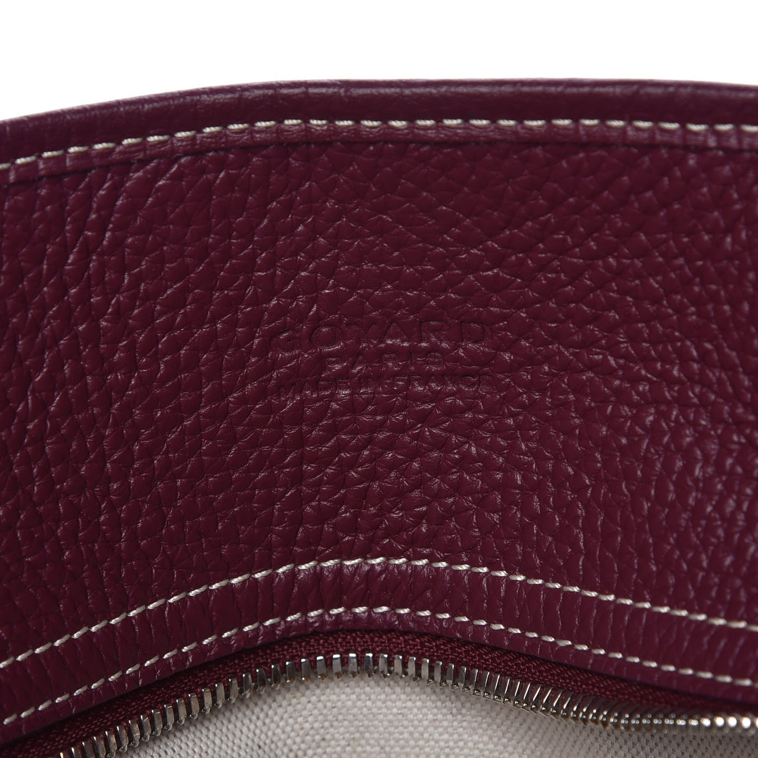 Goyard Goyardine Sac Hardy Pet Carrier PM Burgundy 9 of 12