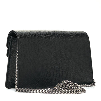 Gucci Calfskin Super Mini Dionysus Shoulder Bag Black 3 of 9