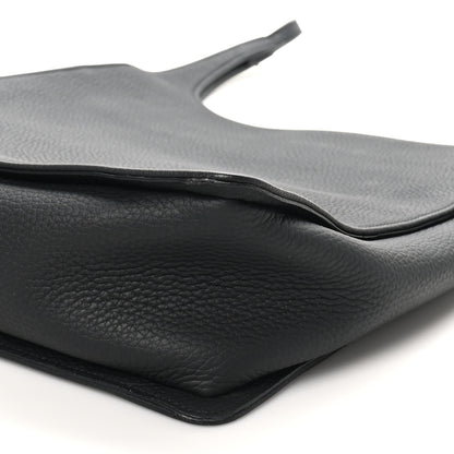 The Row Grained Calfskin Jules Bag Black 9 of 9