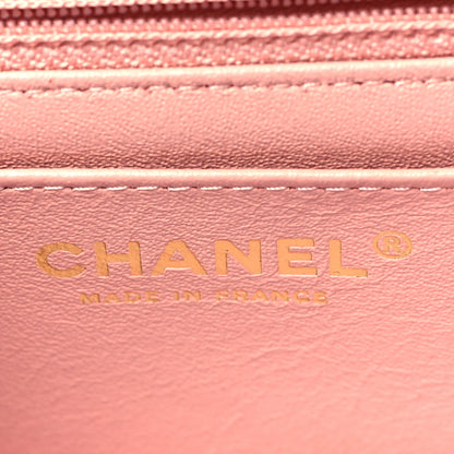 Chanel Tweed Quilted Mini Rectangular Flap Pink Black White 6 of 10