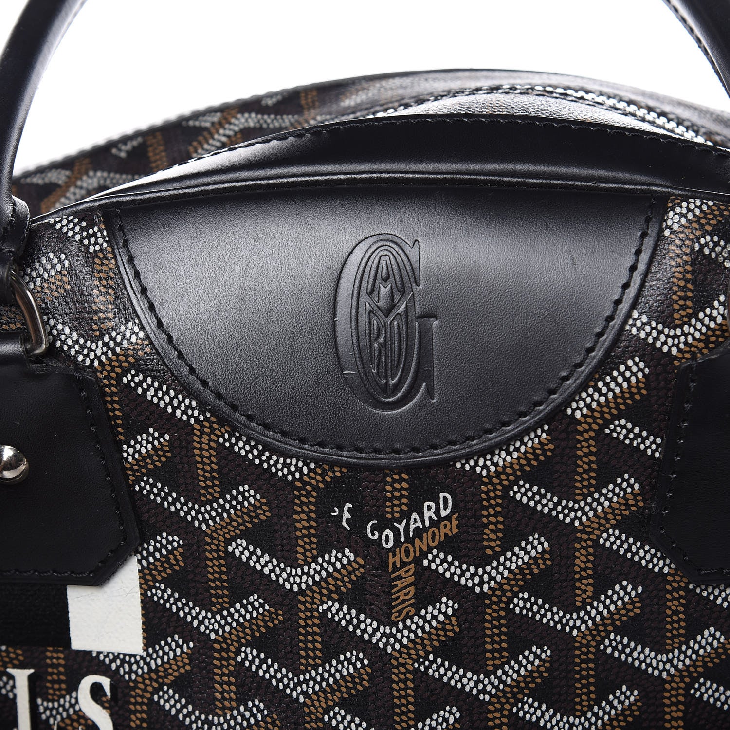 Goyard Goyardine Saint Jeanne GM Bowler Black 13 of 21