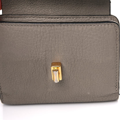 Chloe Grained Lambskin Drew Square Wallet Motty Grey 17 of 18