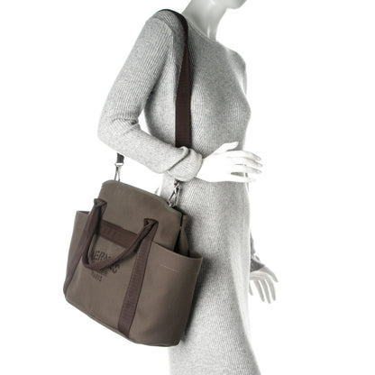 Hermes Toile Sac De Pansage Groom Kaki Feu 2 of 8