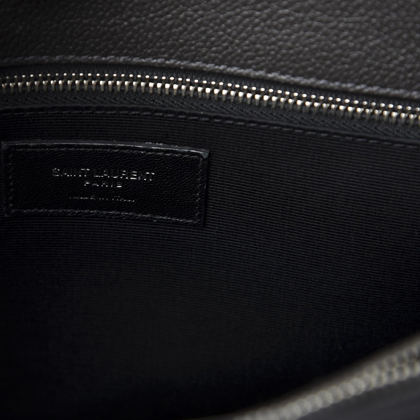 Grained Calfskin Small Sac De Jour Graphite