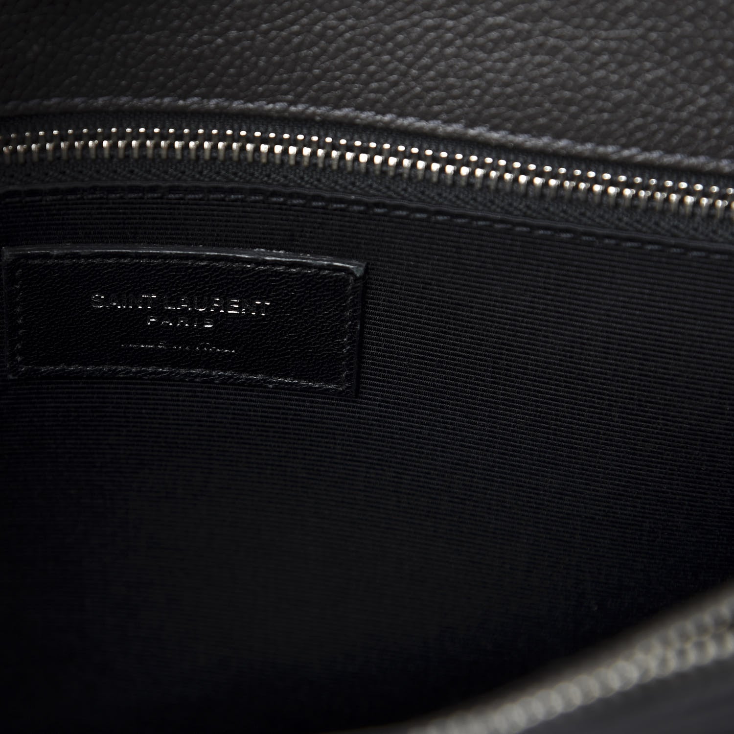 Saint Laurent Grained Calfskin Small Sac De Jour Graphite 8 of 13