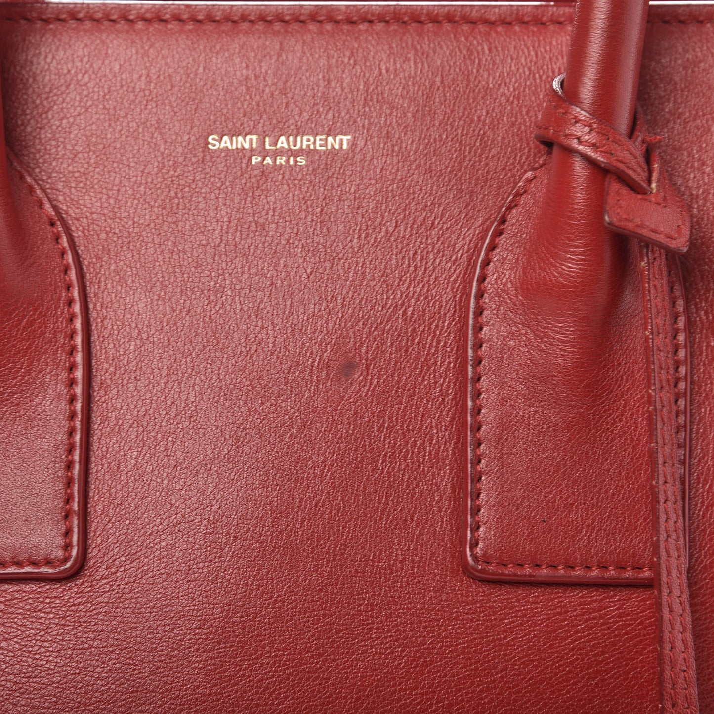 Calfskin Small Sac De Jour Rouge Orient