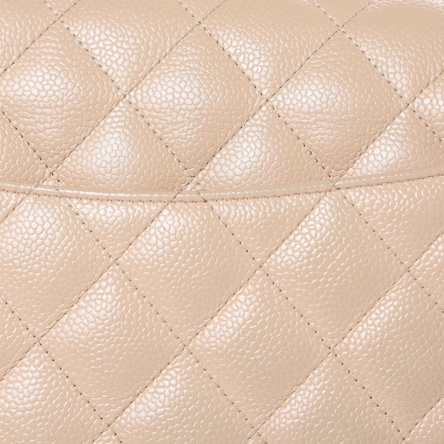 Chanel Caviar Quilted Jumbo Double Flap Beige Clair 15 of 16