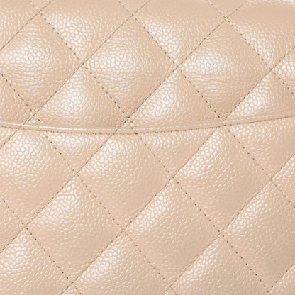Chanel Caviar Quilted Jumbo Double Flap Beige Clair 15 of 16