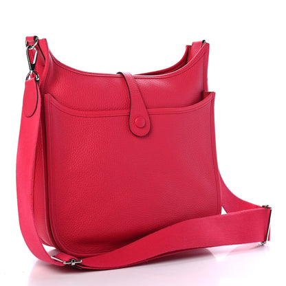 Hermes Taurillon Clemence Evelyne III PM Rose Extreme 2 of 4