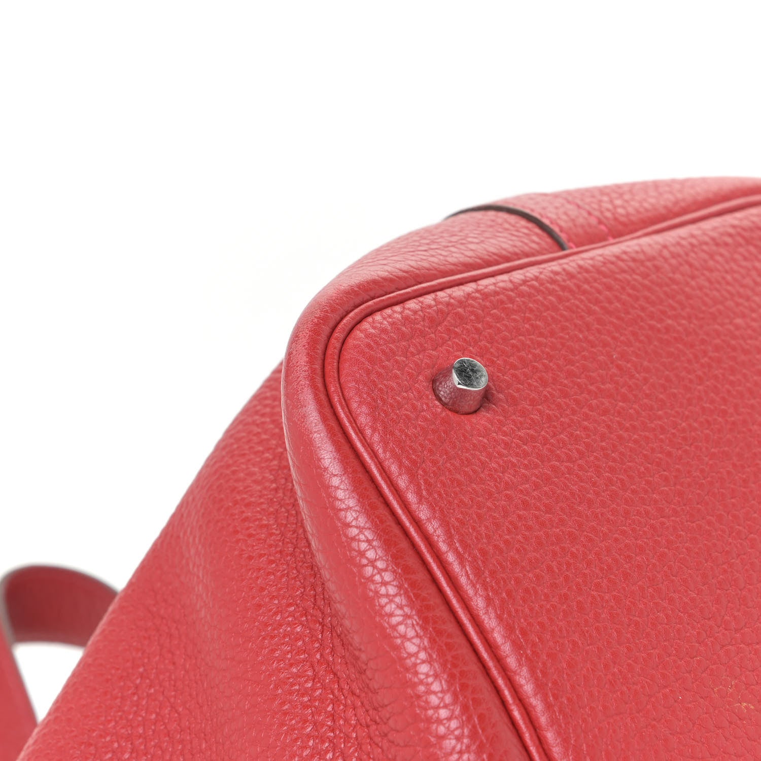 Hermes Taurillon Clemence Picotin Lock 18 PM Rouge Casaque 4 of 13