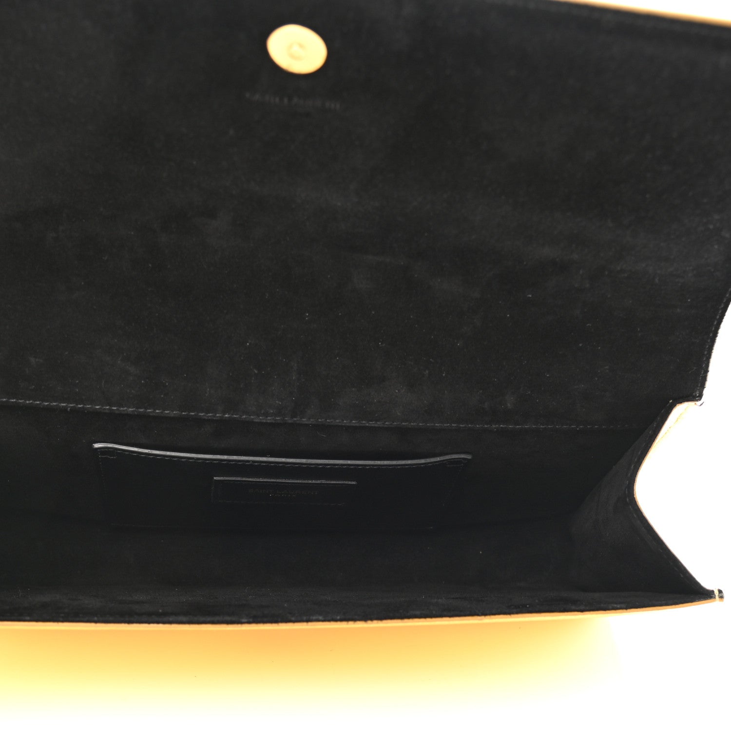 Saint Laurent Metallic Calfskin Monogram Cassandre Clutch Ciad 4 of 8