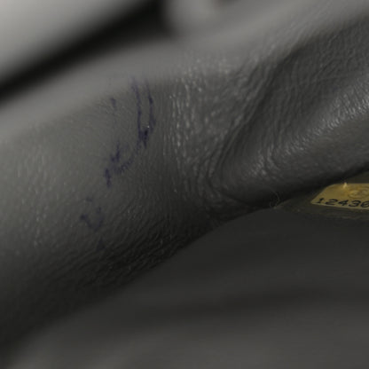 Chanel Lambskin Quilted Medium Double Flap Dark Grey 7 of 10