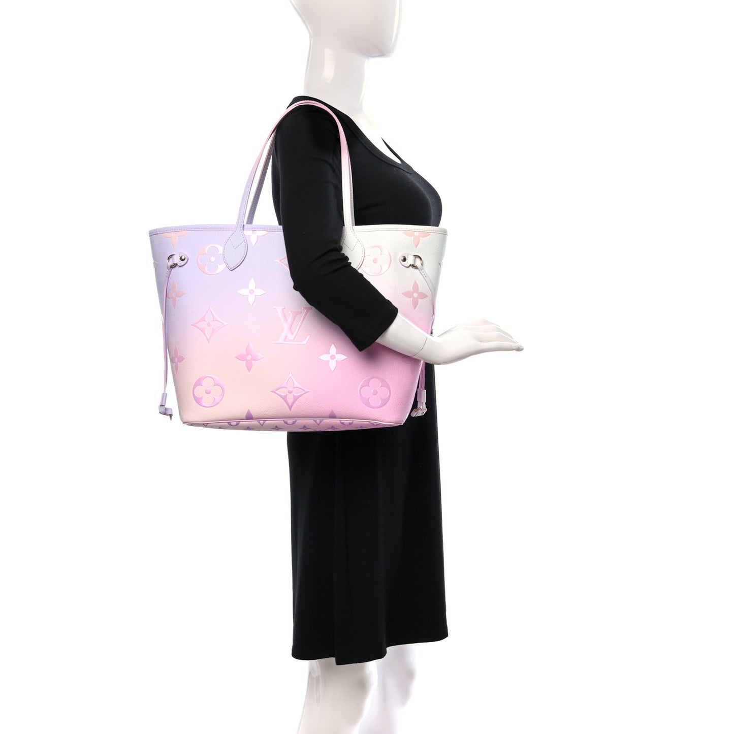 Monogram Giant Spring In The City Neverfull MM Sunrise Pastel