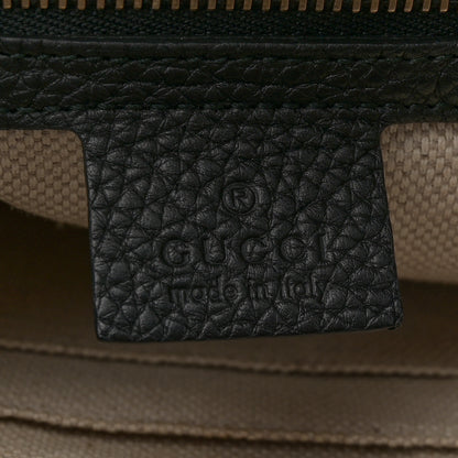 Gucci Pebbled Calfskin Medium Soho Chain Shoulder Bag Black 6 of 12