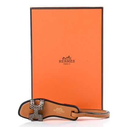 Hermes Lizard Butler Calfskin Hunter Oran Nano Bag Charm Naturale Sable 5 of 5