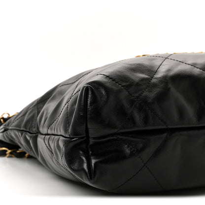 Chanel Shiny Calfskin Quilted Small Chanel 22 Black 11 of 13