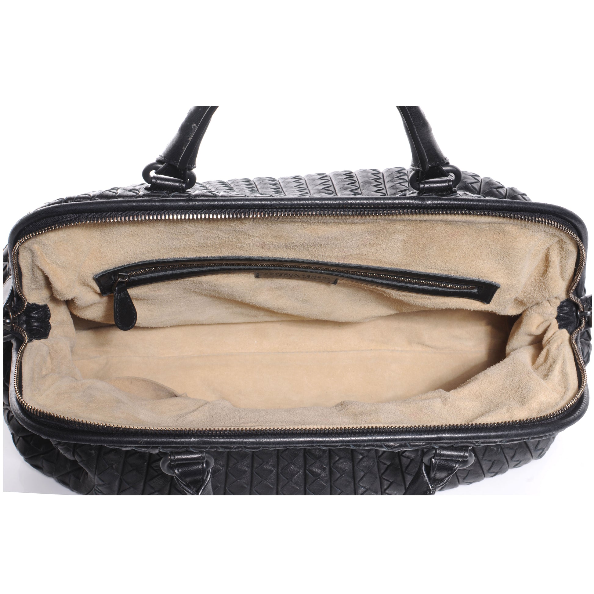 Bottega Veneta Nappa Intrecciato New Bond Satchel Nero Black 5 of 8