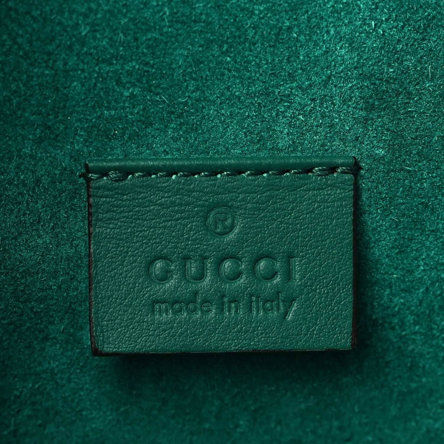 Gucci GG Supreme Monogram Willow Hill Embroidered Small Dionysus Shoulder Bag Emerald 6 of 9