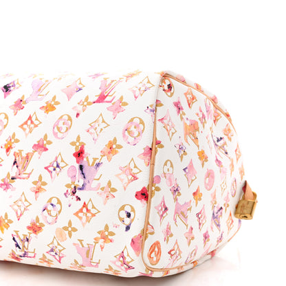 Louis Vuitton Watercolor Aquarelle Speedy 35 White 9 of 9