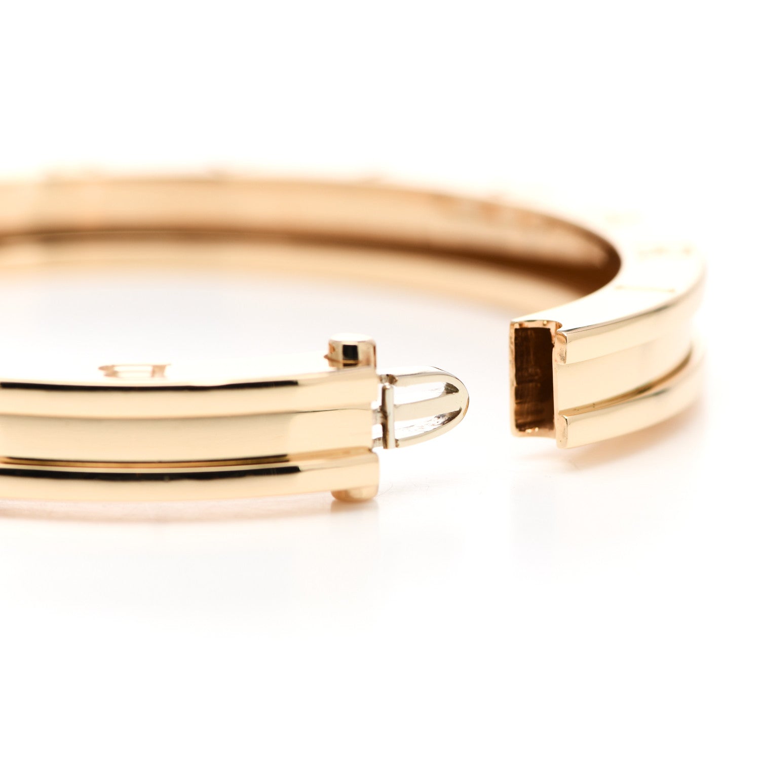 Bulgari 18K Yellow Gold B.Zero1 Bangle Bracelet M 5 of 6