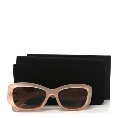 Chanel Acetate Rectangle Sunglasses 5493-A Light Pink 7 of 7
