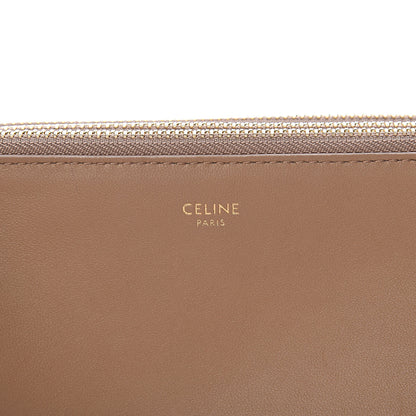 Celine Lambskin Small Trio Crossbody Bag Tan 9 of 10