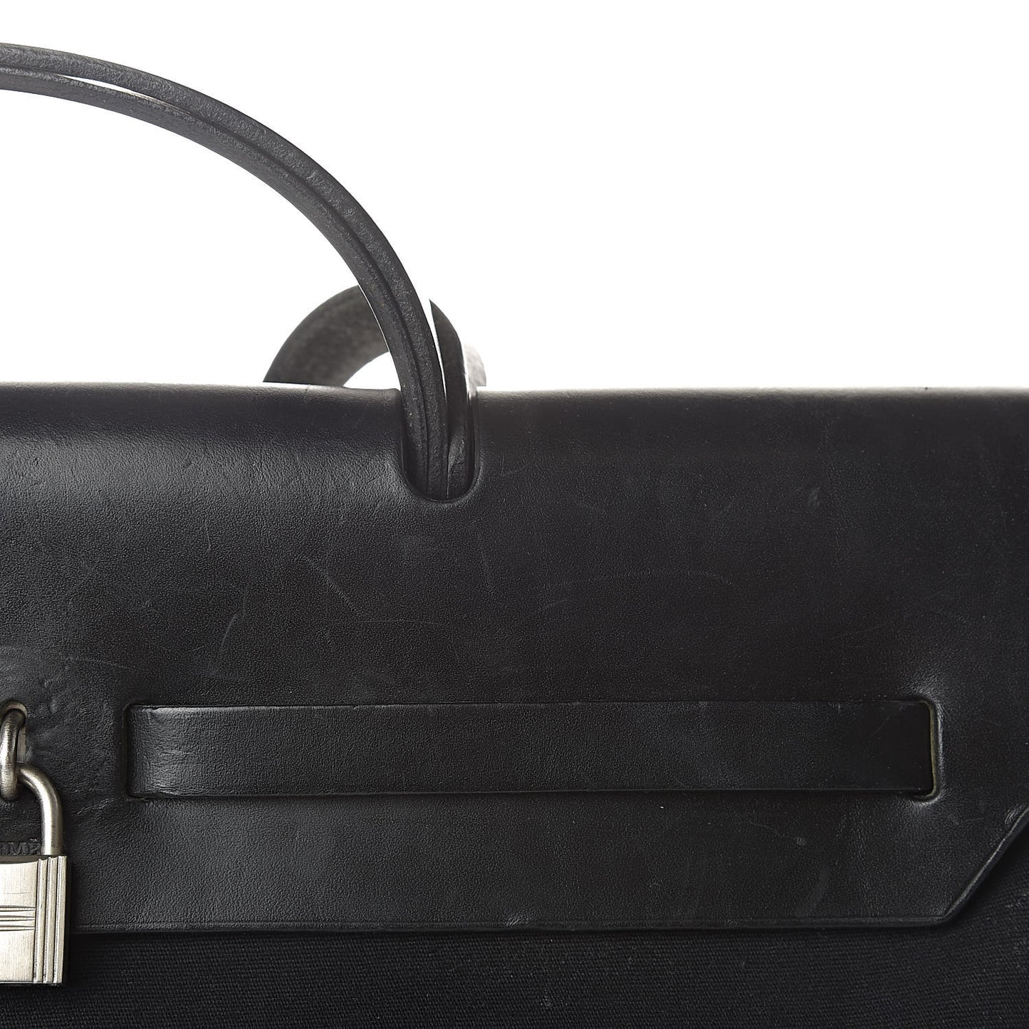 Toile Vache Calfskin Herbag 39 MM Black
