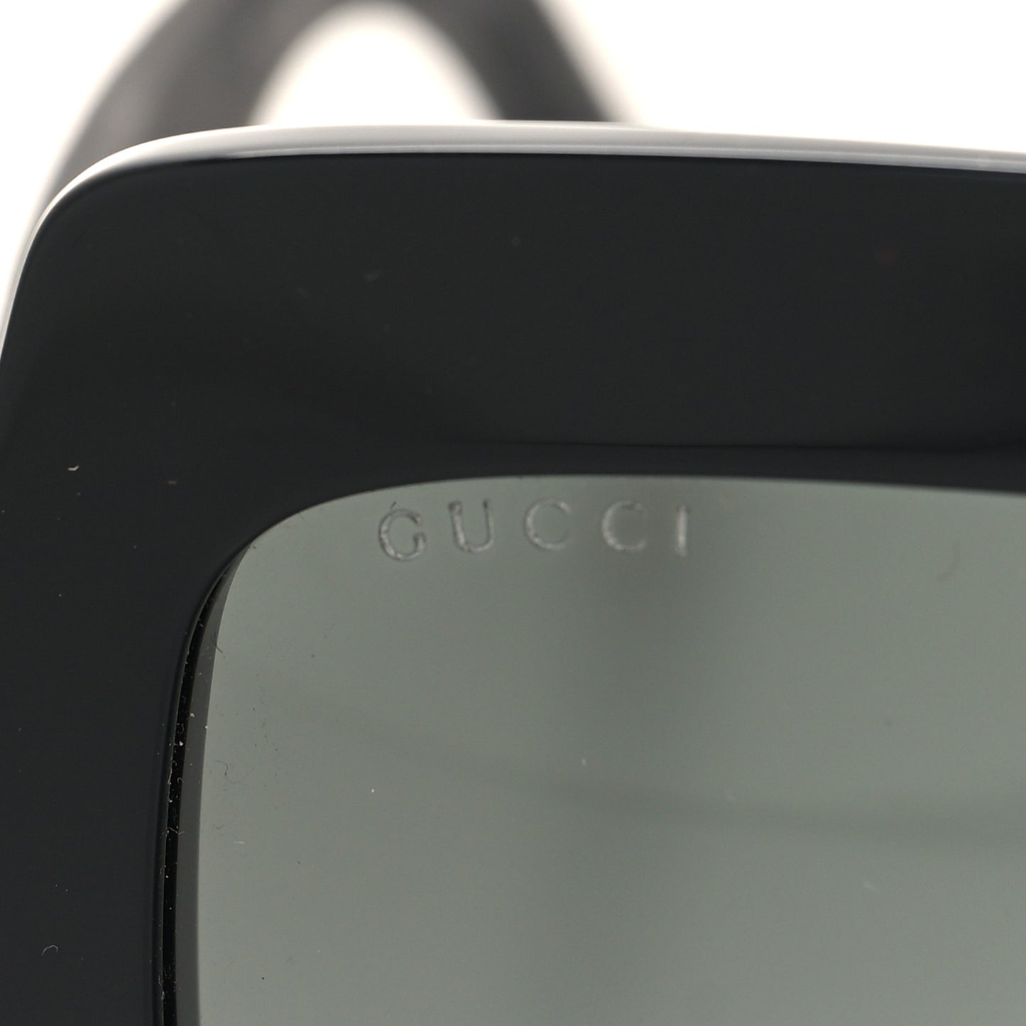 Square Frame GG0102S Sunglasses Glitter Black