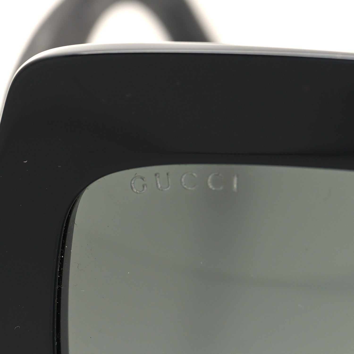 Gucci Square Frame GG0102S Sunglasses Glitter Black 7 of 8