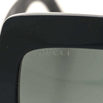 Gucci Square Frame GG0102S Sunglasses Glitter Black 7 of 8