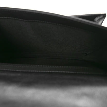 Chanel Calfskin Caviar Quilted Chain Handle Flap Black 5 of 12