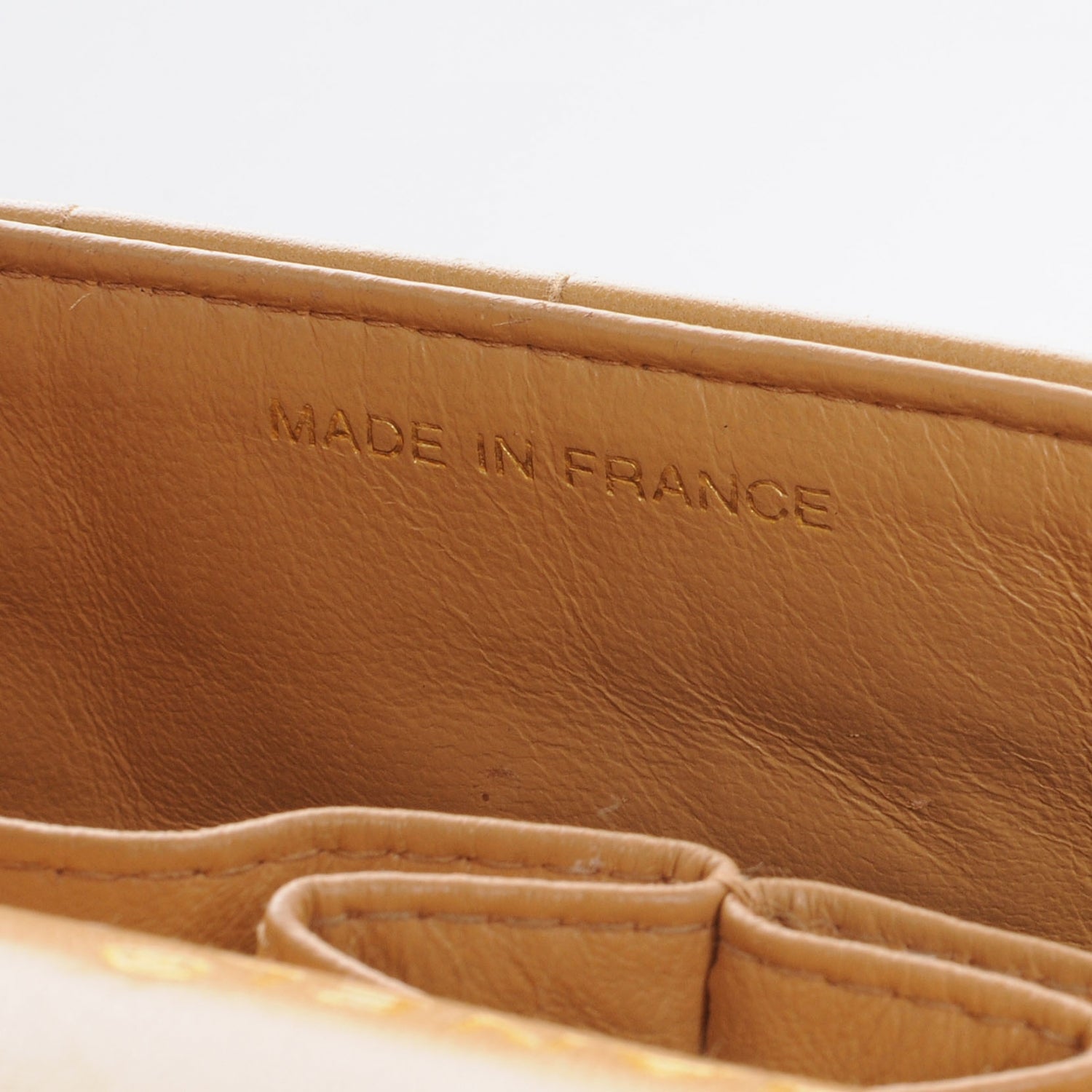 Chanel Lambskin East West Chocolate Bar Flap Beige 8 of 9