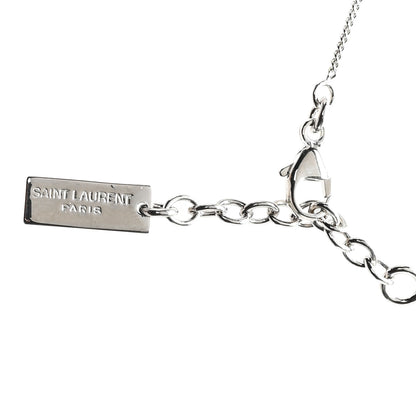 Saint Laurent Brass Monogram Charm Bracelet Mirror 4 of 4