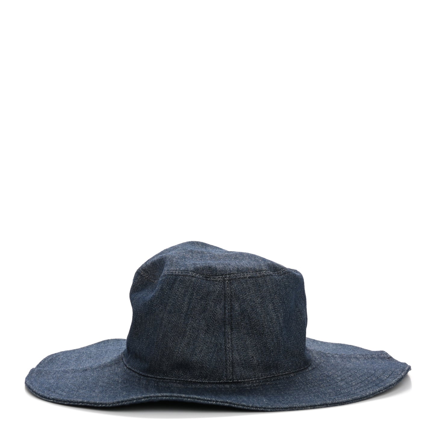 Denim Triangle Wide Brim Drill Hat M Blue