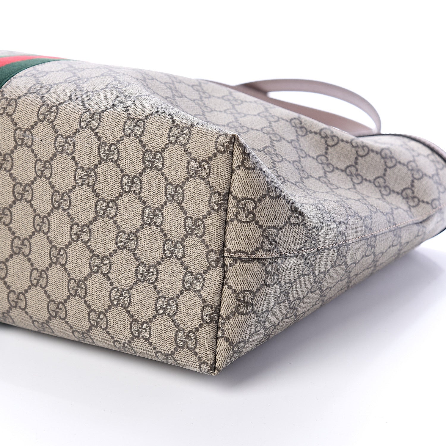 Gucci GG Supreme Monogram Medium Ophidia Shopping Tote Brown 8 of 8
