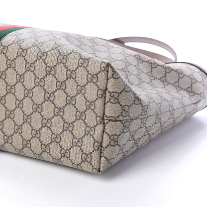 Gucci GG Supreme Monogram Medium Ophidia Shopping Tote Brown 8 of 8