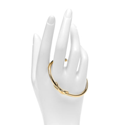 Tiffany 18K Yellow Gold Infinity Cuff Bracelet 2 of 4
