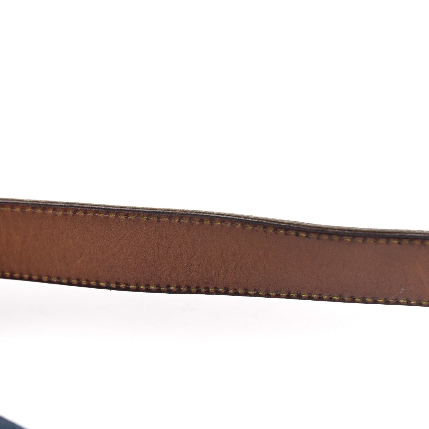 Christian Dior Denim Calfskin Saddle Bag Blue 8 of 8