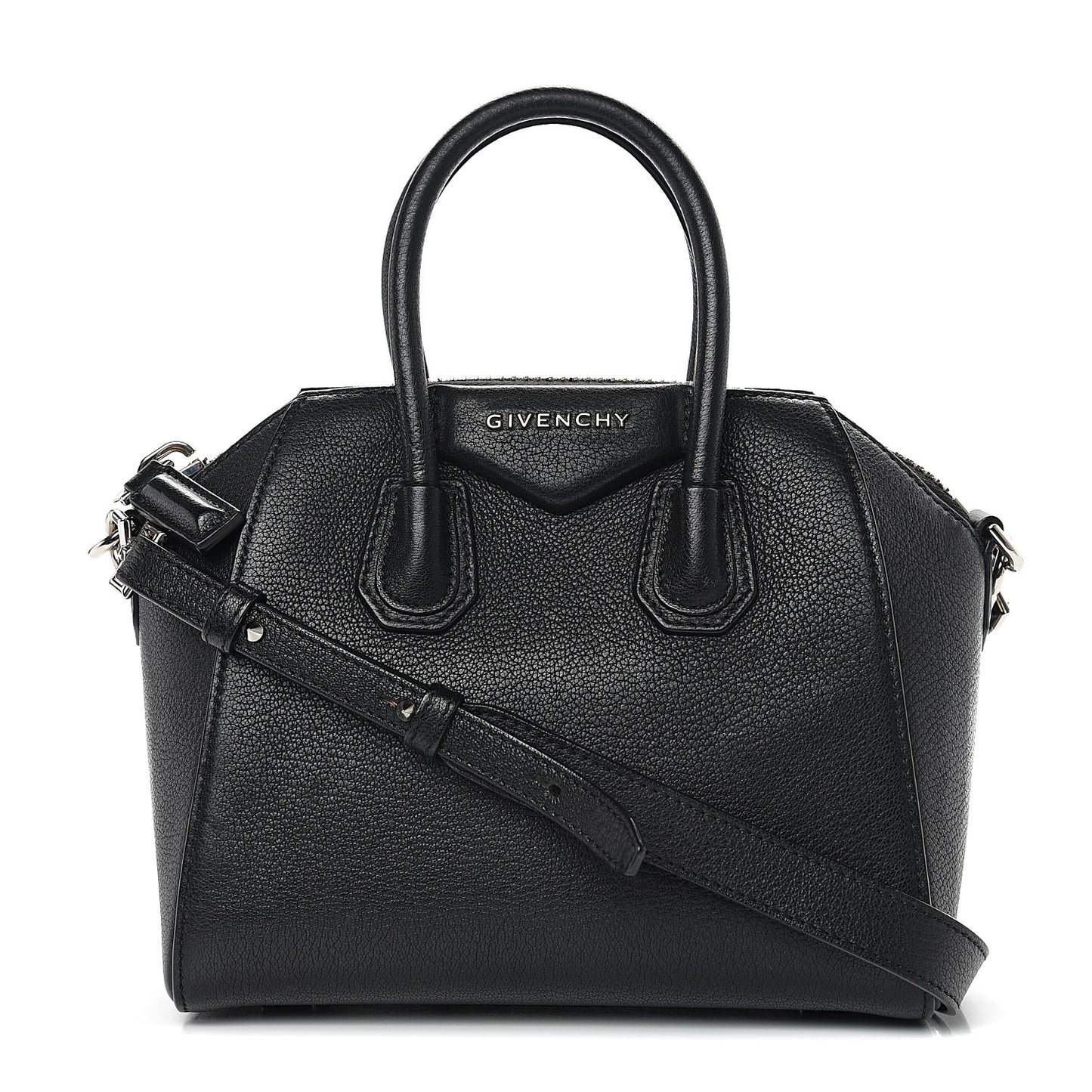 Sugar Goatskin Mini Antigona Black