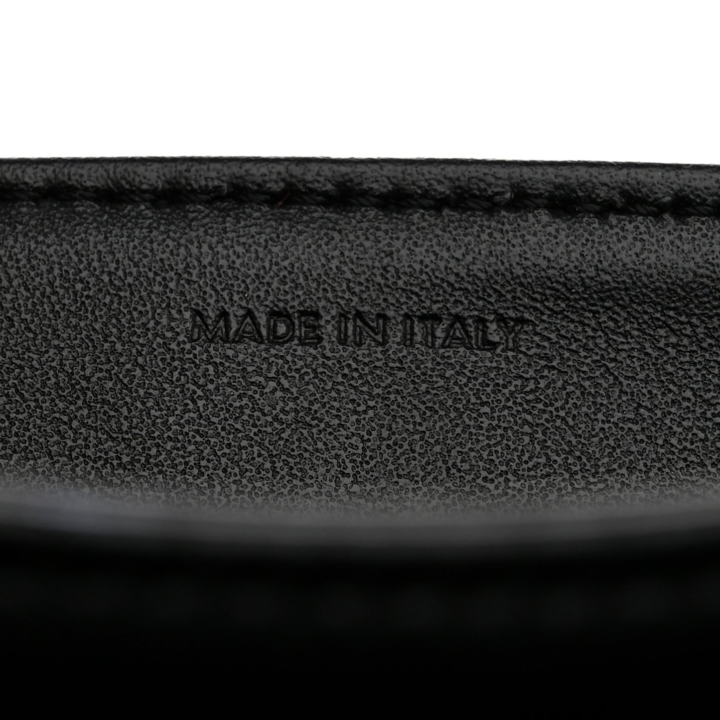 Shiny Calfskin Medium Triomphe Black