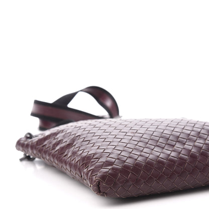 Bottega Veneta Nappa Intrecciato VN Crossbody Messenger Bag Aubergine 8 of 11