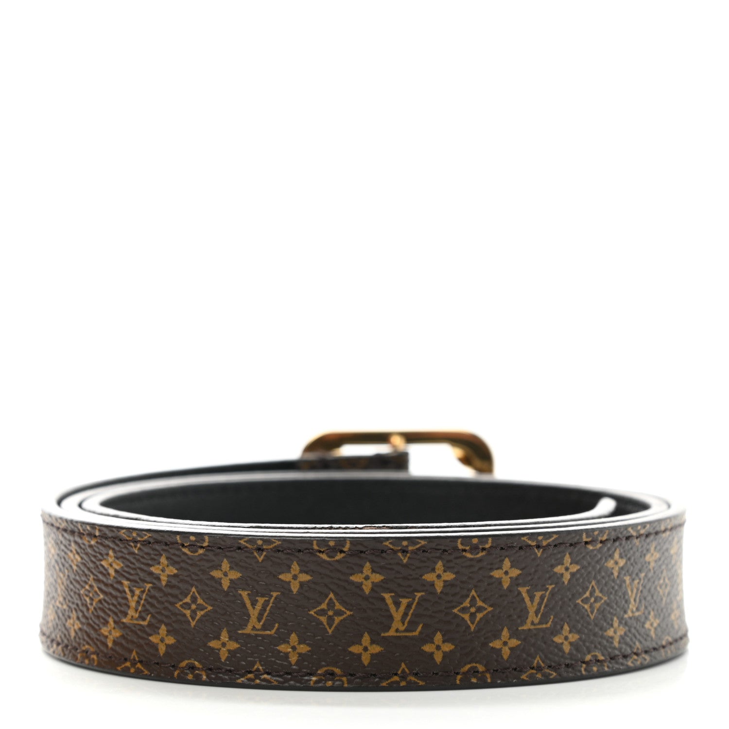 Louis Vuitton Monogram 25mm LV Malletier Belt 85 34 2 of 5