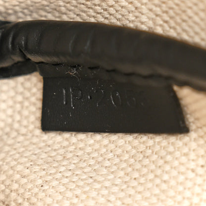 Moynat Grained Calfskin Canvas 1920 Oh! Tote Ruban MM Carbon Bronze Green Bordeaux 7 of 10