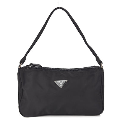 Prada Tessuto Nylon Pochette Bag Black 1 of 10