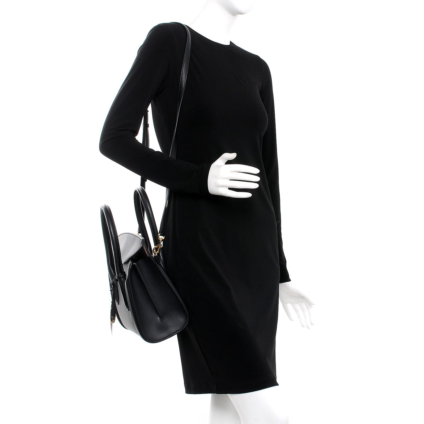 Sweet Calfskin Small Heroine 30 Black