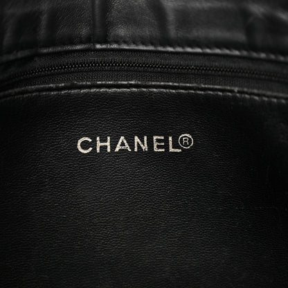 Chanel Lambskin Quilted Shoulder Bag Black 8 of 18