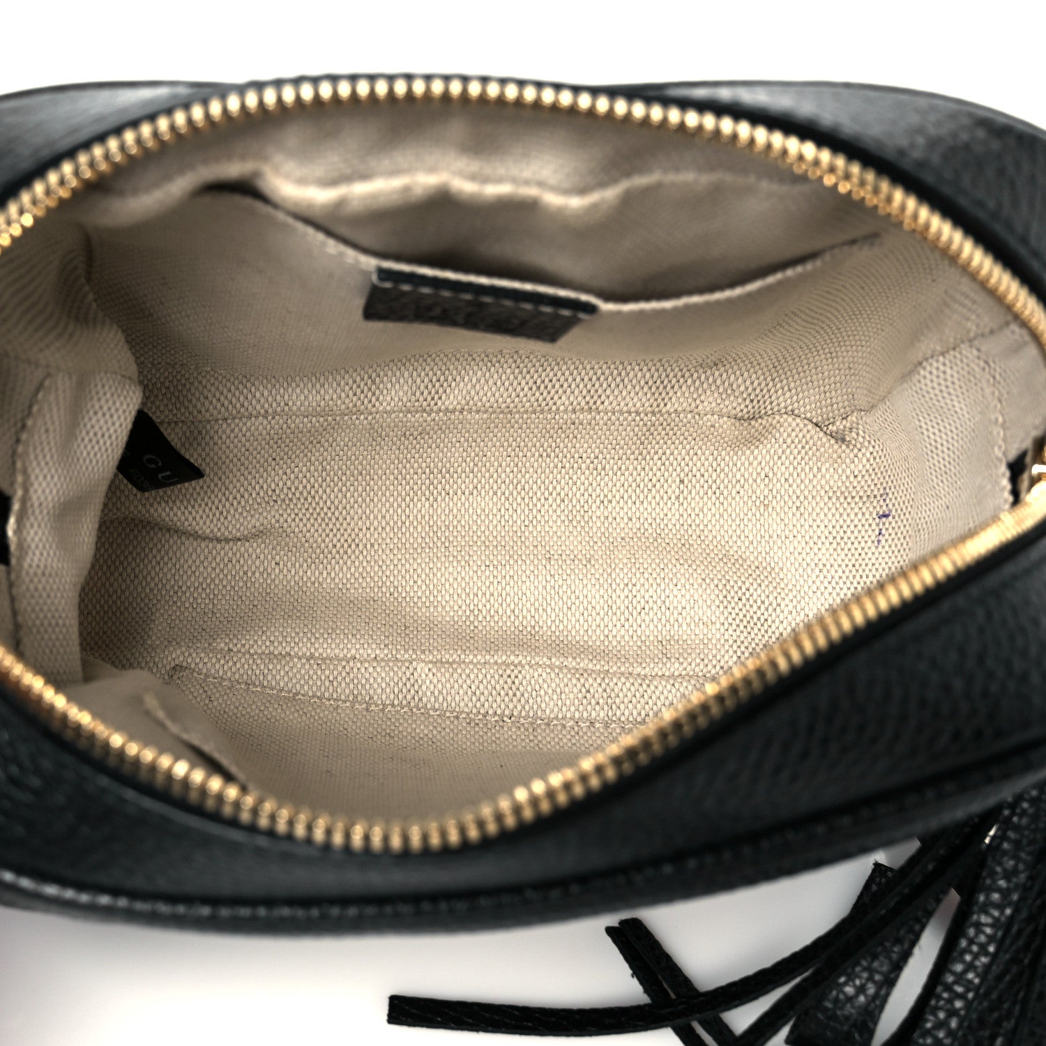 Gucci Pebbled Calfskin Small Soho Disco Bag Black 5 of 11