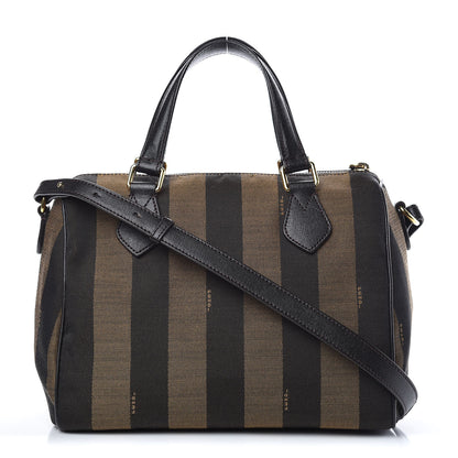 Fendi Pequin Vitello Elite Small Boston Tobacco 1 of 11